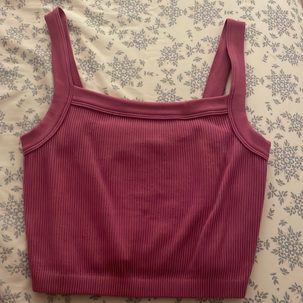 Cotton On Pink Ribbed Tank